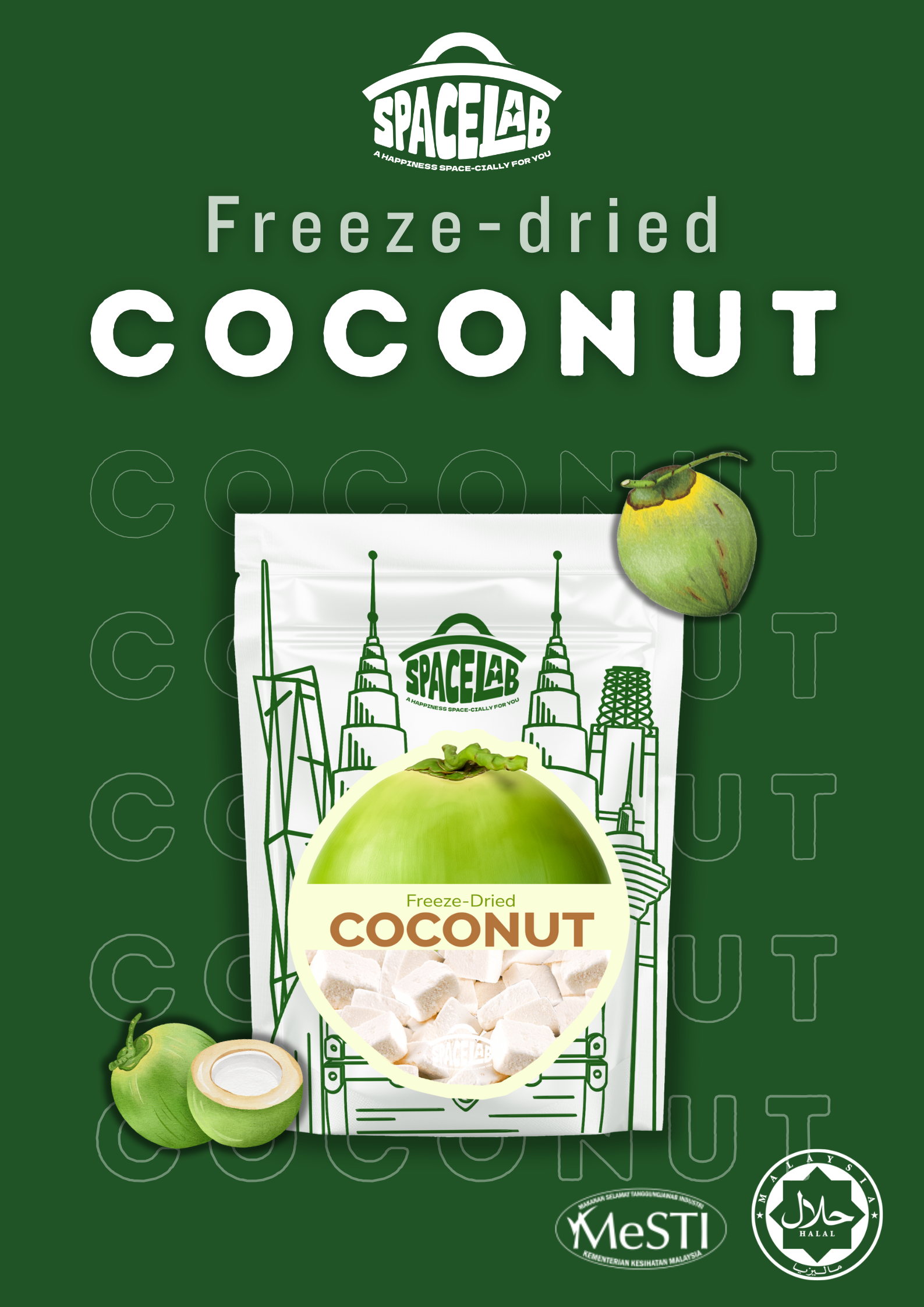 Space Lab Freeze Dried Fruits Series 20g
